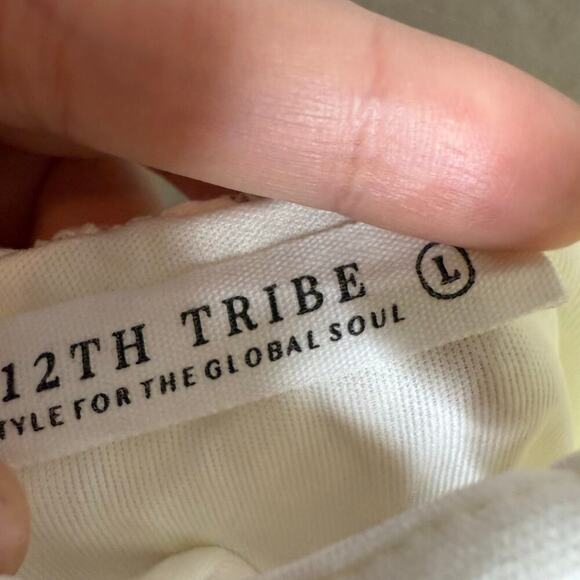 NWT 12th Tribe White mini Dress - Picture 3 of 4